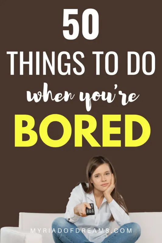 50 productive things to do when you are bored at home. Instead of scrolling on your phone do these productive things. What to do when bored at home, what to do when bored with friends, what to do when you are bored, bored ideas, things to do when alone and bored, free things to do when bored at home,. #Personalgrowth #downtime #productivethingstodo #bored #boredom #boredideas 