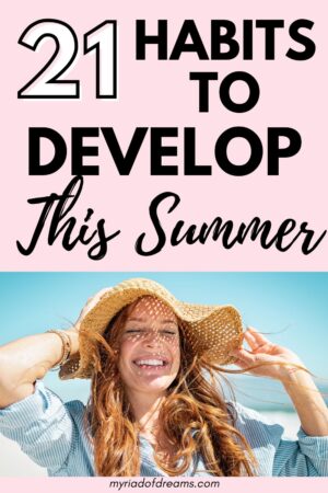 personal growth habits to develop for a soft girl summer